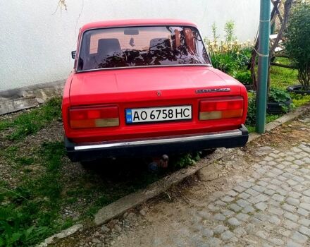 Красный ВАЗ 2107, объемом двигателя 1.5 л и пробегом 0 тыс. км за 700 $, фото 1 на Automoto.ua