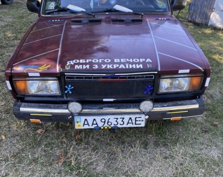 Красный ВАЗ 2107, объемом двигателя 1.7 л и пробегом 2 тыс. км за 900 $, фото 1 на Automoto.ua