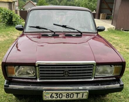 Красный ВАЗ 2107, объемом двигателя 1.5 л и пробегом 3 тыс. км за 650 $, фото 1 на Automoto.ua