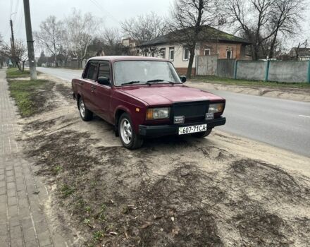 Красный ВАЗ 2107, объемом двигателя 1.6 л и пробегом 3 тыс. км за 1500 $, фото 1 на Automoto.ua