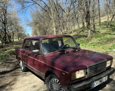 Красный ВАЗ 2107, объемом двигателя 1.6 л и пробегом 69 тыс. км за 564 $, фото 1 на Automoto.ua