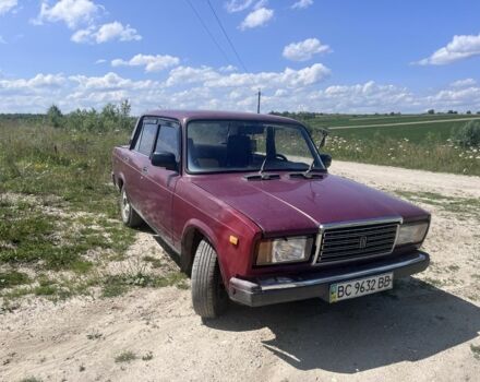 Красный ВАЗ 2107, объемом двигателя 1.6 л и пробегом 12 тыс. км за 550 $, фото 1 на Automoto.ua