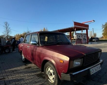 Красный ВАЗ 2107, объемом двигателя 1.5 л и пробегом 100 тыс. км за 650 $, фото 1 на Automoto.ua
