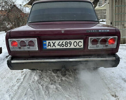 Червоний ВАЗ 2107, об'ємом двигуна 1.45 л та пробігом 60 тис. км за 1000 $, фото 1 на Automoto.ua