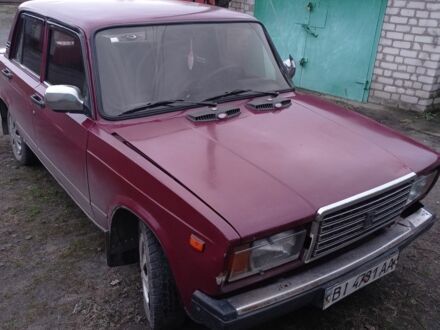 Красный ВАЗ 2107, объемом двигателя 0 л и пробегом 100 тыс. км за 828 $, фото 1 на Automoto.ua