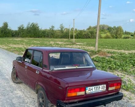 Красный ВАЗ 2107, объемом двигателя 1.5 л и пробегом 97 тыс. км за 1300 $, фото 1 на Automoto.ua