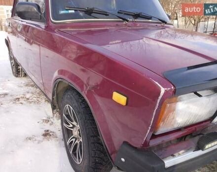 Червоний ВАЗ 2107, об'ємом двигуна 1.6 л та пробігом 550 тис. км за 1400 $, фото 1 на Automoto.ua