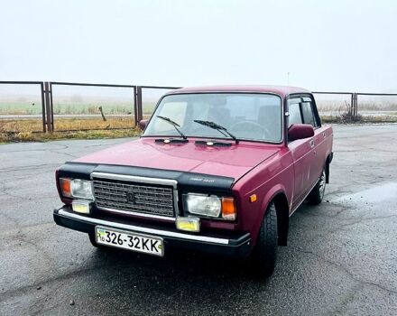 Красный ВАЗ 2107, объемом двигателя 1.6 л и пробегом 123 тыс. км за 1700 $, фото 1 на Automoto.ua