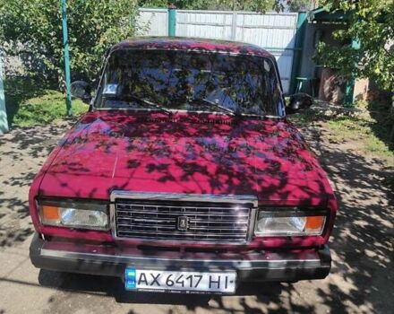 Красный ВАЗ 2107, объемом двигателя 1.45 л и пробегом 65 тыс. км за 1850 $, фото 1 на Automoto.ua