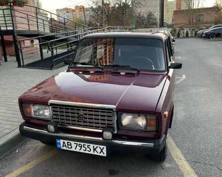 Красный ВАЗ 2107, объемом двигателя 1.45 л и пробегом 94 тыс. км за 1550 $, фото 1 на Automoto.ua