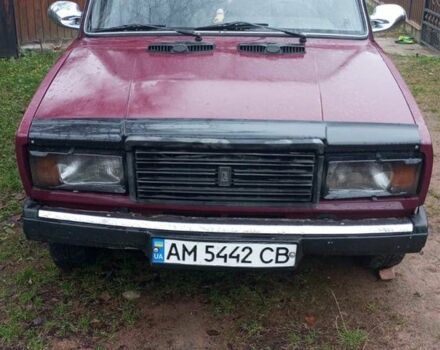 Красный ВАЗ 2107, объемом двигателя 1.5 л и пробегом 138 тыс. км за 1250 $, фото 1 на Automoto.ua