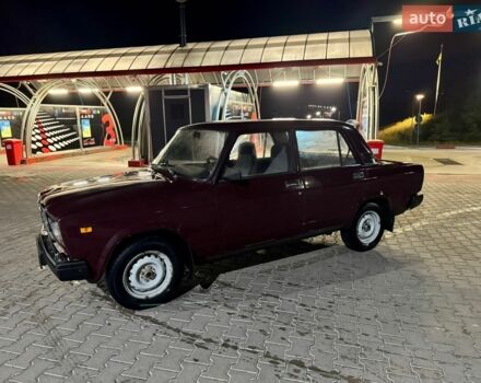 Красный ВАЗ 2107, объемом двигателя 1.5 л и пробегом 76 тыс. км за 1250 $, фото 1 на Automoto.ua
