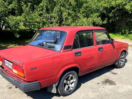 Червоний ВАЗ 2107, об'ємом двигуна 1.5 л та пробігом 71 тис. км за 900 $, фото 1 на Automoto.ua