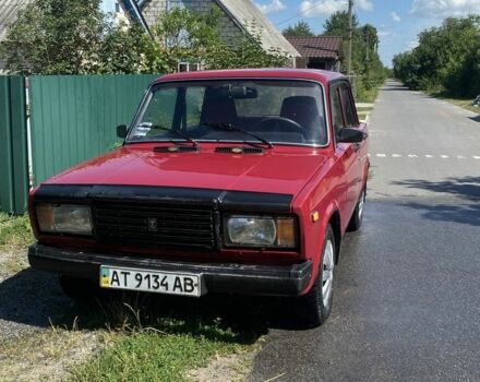 Красный ВАЗ 2107, объемом двигателя 1.5 л и пробегом 3 тыс. км за 1205 $, фото 1 на Automoto.ua