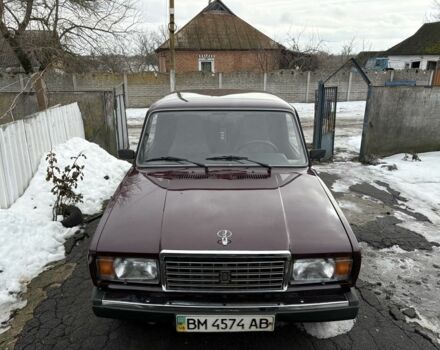 Красный ВАЗ 2107, объемом двигателя 1.5 л и пробегом 89 тыс. км за 859 $, фото 1 на Automoto.ua