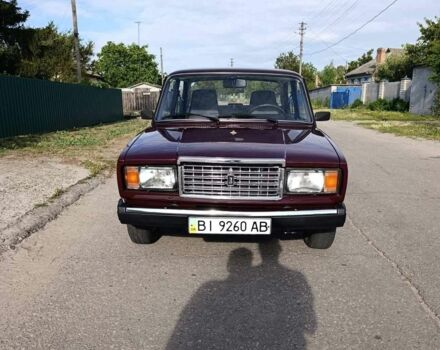 Красный ВАЗ 2107, объемом двигателя 1.5 л и пробегом 125 тыс. км за 2350 $, фото 1 на Automoto.ua