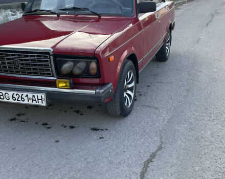 Красный ВАЗ 2107, объемом двигателя 1.5 л и пробегом 84 тыс. км за 1500 $, фото 1 на Automoto.ua