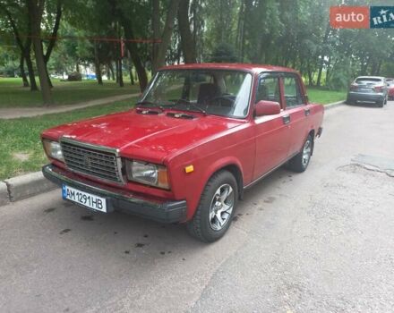 Красный ВАЗ 2107, объемом двигателя 1.45 л и пробегом 170 тыс. км за 1650 $, фото 1 на Automoto.ua