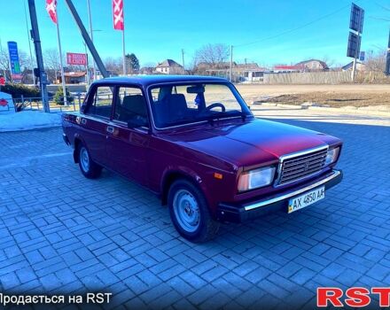 Червоний ВАЗ 2107, об'ємом двигуна 1.5 л та пробігом 200 тис. км за 2100 $, фото 1 на Automoto.ua