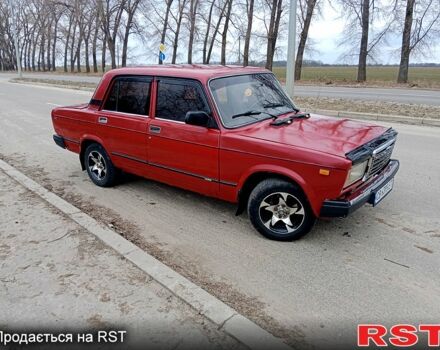 Красный ВАЗ 2107, объемом двигателя 1.5 л и пробегом 100 тыс. км за 1600 $, фото 1 на Automoto.ua