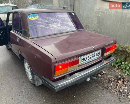 Красный ВАЗ 2107, объемом двигателя 1.5 л и пробегом 71 тыс. км за 1200 $, фото 1 на Automoto.ua