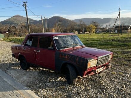 Красный ВАЗ 2107, объемом двигателя 1.5 л и пробегом 1 тыс. км за 500 $, фото 1 на Automoto.ua