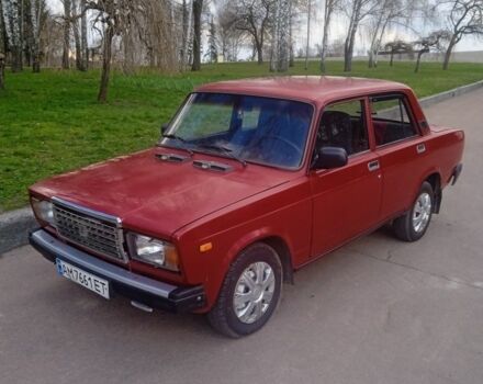 Красный ВАЗ 2107, объемом двигателя 1.5 л и пробегом 108 тыс. км за 1250 $, фото 1 на Automoto.ua
