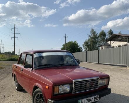 Красный ВАЗ 2107, объемом двигателя 1.5 л и пробегом 58 тыс. км за 2000 $, фото 1 на Automoto.ua