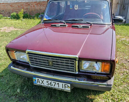 Красный ВАЗ 2107, объемом двигателя 1.6 л и пробегом 63 тыс. км за 1800 $, фото 1 на Automoto.ua