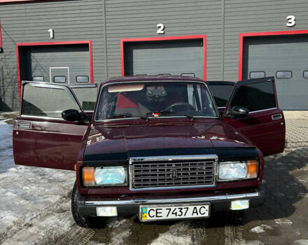 Красный ВАЗ 2107, объемом двигателя 1.6 л и пробегом 78 тыс. км за 2500 $, фото 1 на Automoto.ua