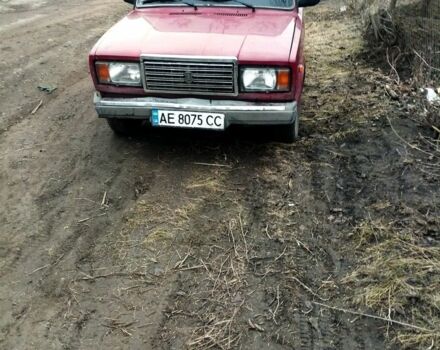 Красный ВАЗ 2107, объемом двигателя 1.5 л и пробегом 99 тыс. км за 1233 $, фото 1 на Automoto.ua