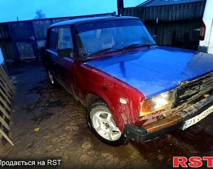 Красный ВАЗ 2107, объемом двигателя 1.5 л и пробегом 89 тыс. км за 650 $, фото 1 на Automoto.ua