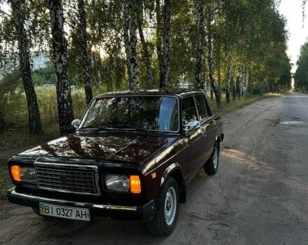 Красный ВАЗ 2107, объемом двигателя 1.5 л и пробегом 70 тыс. км за 2500 $, фото 1 на Automoto.ua