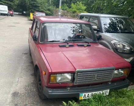 Красный ВАЗ 2107, объемом двигателя 2 л и пробегом 109 тыс. км за 2200 $, фото 1 на Automoto.ua