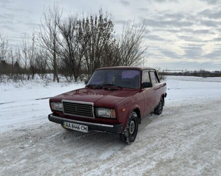 Красный ВАЗ 2107, объемом двигателя 1.6 л и пробегом 125 тыс. км за 1900 $, фото 1 на Automoto.ua