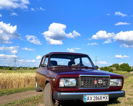 Красный ВАЗ 2107, объемом двигателя 1.5 л и пробегом 48 тыс. км за 2600 $, фото 1 на Automoto.ua