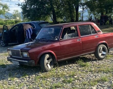 Красный ВАЗ 2107, объемом двигателя 1.3 л и пробегом 100 тыс. км за 1950 $, фото 1 на Automoto.ua