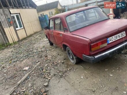 Червоний ВАЗ 2107, об'ємом двигуна 1.45 л та пробігом 100 тис. км за 350 $, фото 1 на Automoto.ua