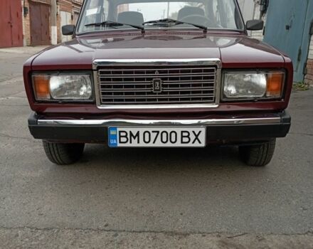 Красный ВАЗ 2107, объемом двигателя 1.5 л и пробегом 70 тыс. км за 1821 $, фото 1 на Automoto.ua