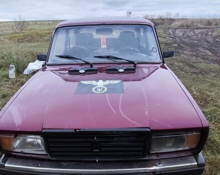 Красный ВАЗ 2107, объемом двигателя 0 л и пробегом 103 тыс. км за 1000 $, фото 1 на Automoto.ua