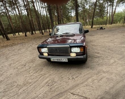 Красный ВАЗ 2107, объемом двигателя 1.5 л и пробегом 109 тыс. км за 1200 $, фото 1 на Automoto.ua