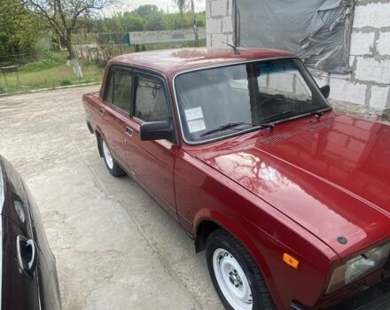 Красный ВАЗ 2107, объемом двигателя 1.6 л и пробегом 55 тыс. км за 1550 $, фото 1 на Automoto.ua