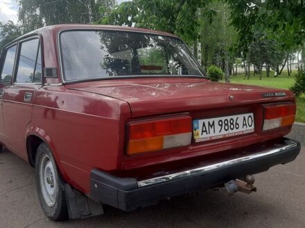 Красный ВАЗ 2107, объемом двигателя 1.5 л и пробегом 51 тыс. км за 1450 $, фото 1 на Automoto.ua