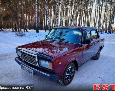 Красный ВАЗ 2107, объемом двигателя 1.5 л и пробегом 1000 тыс. км за 1000 $, фото 1 на Automoto.ua