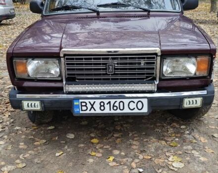Красный ВАЗ 2107, объемом двигателя 1.5 л и пробегом 170 тыс. км за 850 $, фото 1 на Automoto.ua