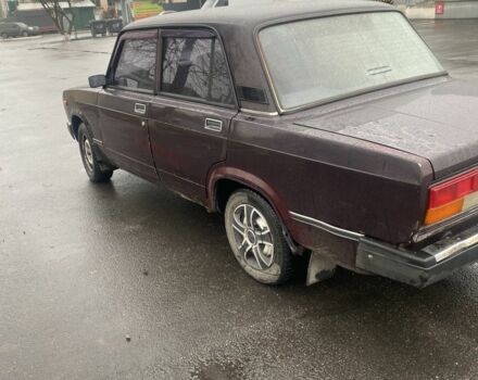 Красный ВАЗ 2107, объемом двигателя 1.5 л и пробегом 3 тыс. км за 1100 $, фото 1 на Automoto.ua