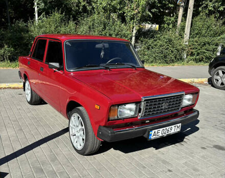 Красный ВАЗ 2107, объемом двигателя 1.5 л и пробегом 57 тыс. км за 2850 $, фото 1 на Automoto.ua