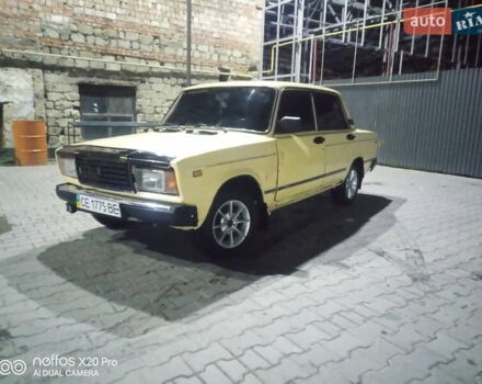 Желтый ВАЗ 2107, объемом двигателя 1.5 л и пробегом 112 тыс. км за 850 $, фото 1 на Automoto.ua