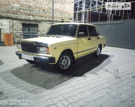 Желтый ВАЗ 2107, объемом двигателя 1.5 л и пробегом 112 тыс. км за 850 $, фото 1 на Automoto.ua