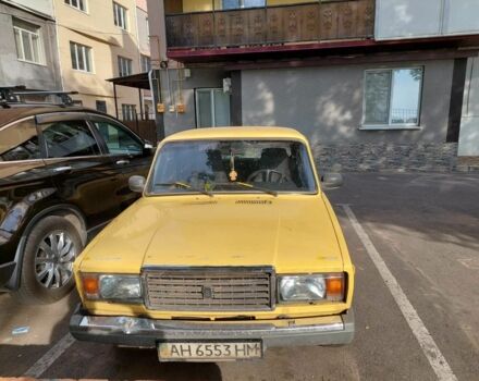 Желтый ВАЗ 2107, объемом двигателя 1.3 л и пробегом 1 тыс. км за 750 $, фото 1 на Automoto.ua